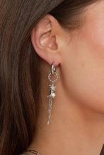 Load image into Gallery viewer, Earrings with star, moon and pearl
