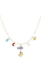 Load image into Gallery viewer, Happy Initials ketting met bedels