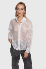 Load image into Gallery viewer, Woven Bull Burn Out Blouse
