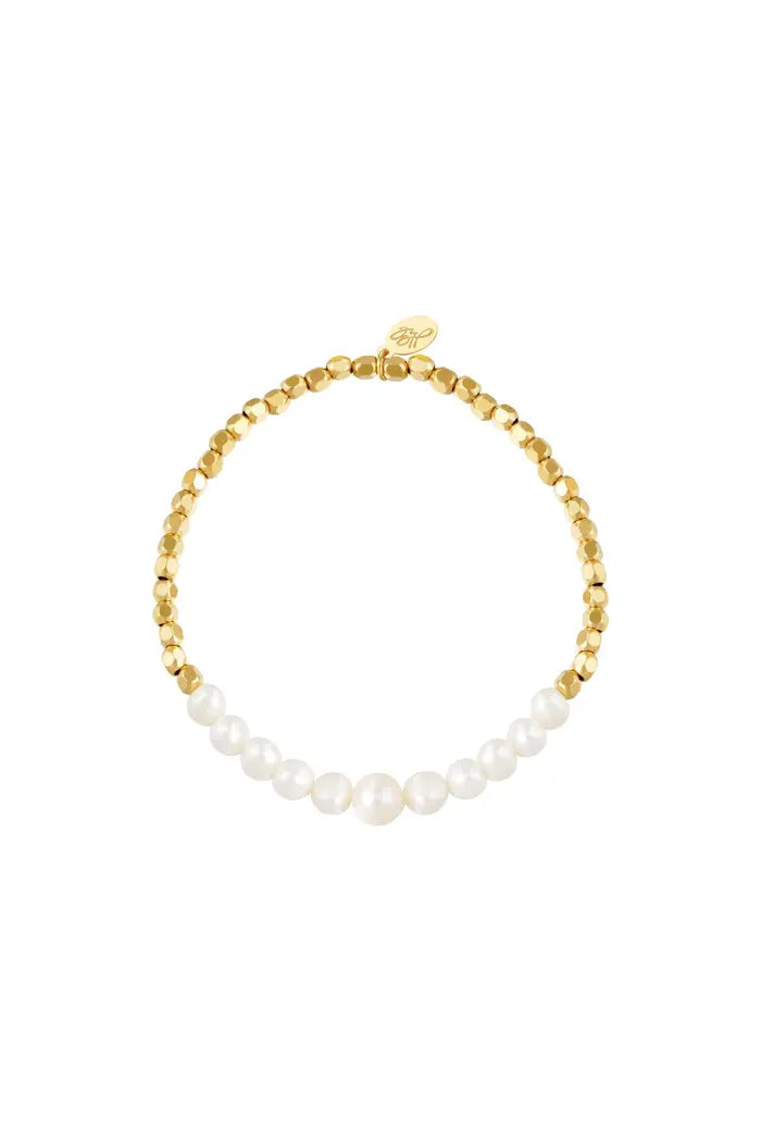 Bracelet Pearlish Gold and Silver