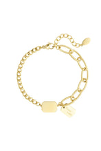 Load image into Gallery viewer, Link bracelet good luck - gold,silver
