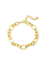 Load image into Gallery viewer, Link bracelet with different links - Gold, Silver
