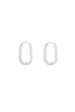 Load image into Gallery viewer, Earrings elongated ribbed