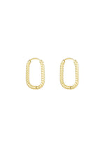 Load image into Gallery viewer, Earrings elongated ribbed