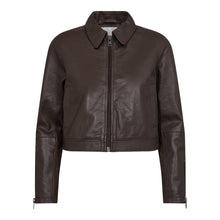 Load image into Gallery viewer, Phoebe Leather Crop Jacket
