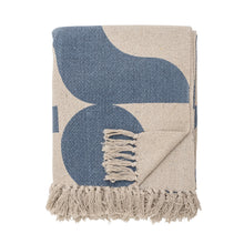 Load image into Gallery viewer, Agno Throw, Blue, Recycled Cotton
