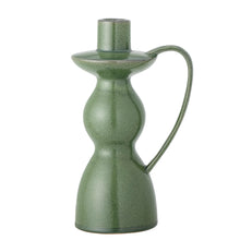 Load image into Gallery viewer, Fija Candle Holder, Green, Stoneware
