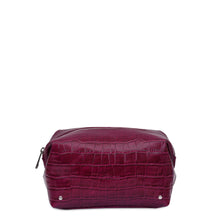 Load image into Gallery viewer, Bloom Texas Bordeaux Make-Up Bag
