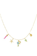 Load image into Gallery viewer, Happy Initials ketting met bedels