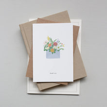 Load image into Gallery viewer, Kaart Flower Envelope ( Thank You)
