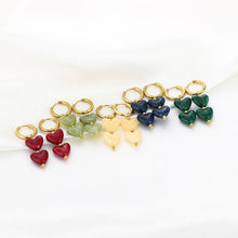 Afbeelding in Gallery-weergave laden, Oorbellen Dubbel Hart - Verschillende Kleuren