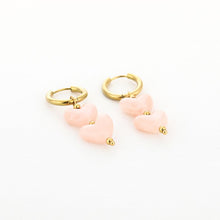 Afbeelding in Gallery-weergave laden, Oorbellen Dubbel Hart - Verschillende Kleuren
