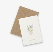 Afbeelding in Gallery-weergave laden, Kaart Birthday flowers (happy birthday)
