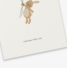 Afbeelding in Gallery-weergave laden, Kaart  Bunny (welcome little one)
