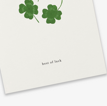 Afbeelding in Gallery-weergave laden, Kaart Clover (best of luck)