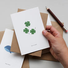 Afbeelding in Gallery-weergave laden, Kaart Clover (best of luck)
