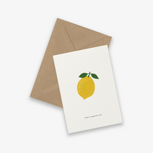 Afbeelding in Gallery-weergave laden, Kaart Lemon (want to squeeze you)