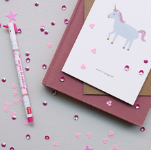Afbeelding in Gallery-weergave laden, Kaart Unicorn (you're magical)