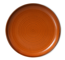 Load image into Gallery viewer, Chef ceramics: Dinner Plate, Dark Orange