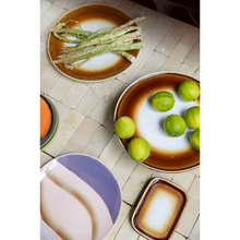 Load image into Gallery viewer, 70s Ceramics: Dessert Plate, valley (set van 2)