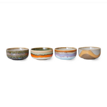 Load image into Gallery viewer, 70s ceramics: Dessert Kommen, Reef (set of 4)