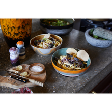 Load image into Gallery viewer, 70s Ceramics: Pasta Bowl, Golden Hour (set of 2)