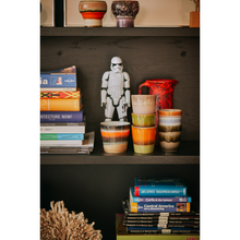 Load image into Gallery viewer, 70s ceramics: Coffee Mugs, elements (set of 6)