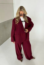 Load image into Gallery viewer, Olivia Blazer Bordeaux