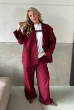 Load image into Gallery viewer, Olivia Blazer Bordeaux