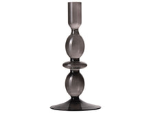 Load image into Gallery viewer, Gusta Dinner Candle Holder Glass Gray S

