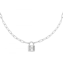 Load image into Gallery viewer, Little Lock Necklace - Gold, Silver
