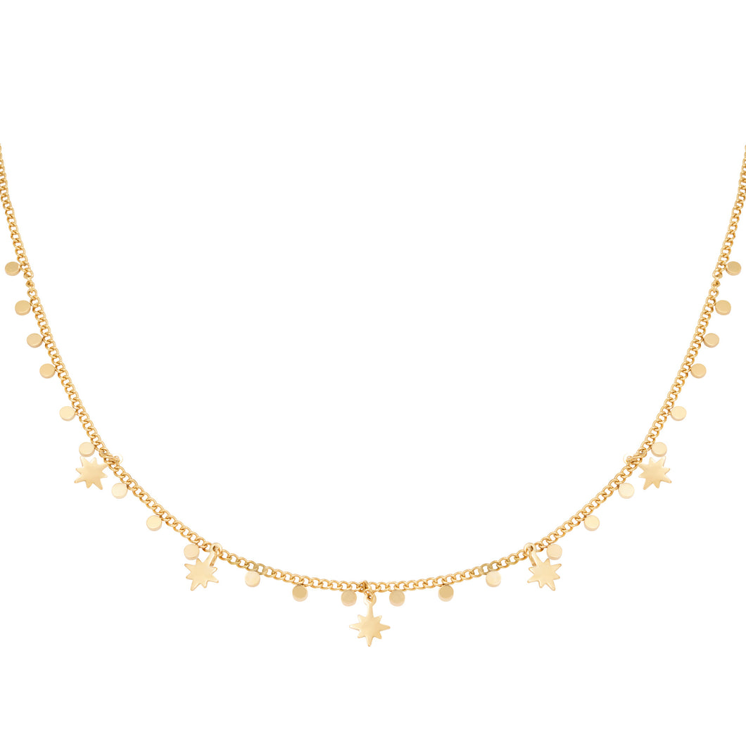 Necklace Universe - Gold, Silver