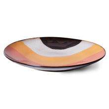 Load image into Gallery viewer, 70s ceramics: dinner plates, Retro wave (set of 2)
