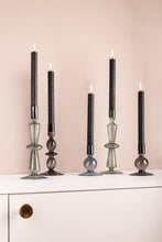 Load image into Gallery viewer, Gusta Dinner Candle Holder Glass Gray S
