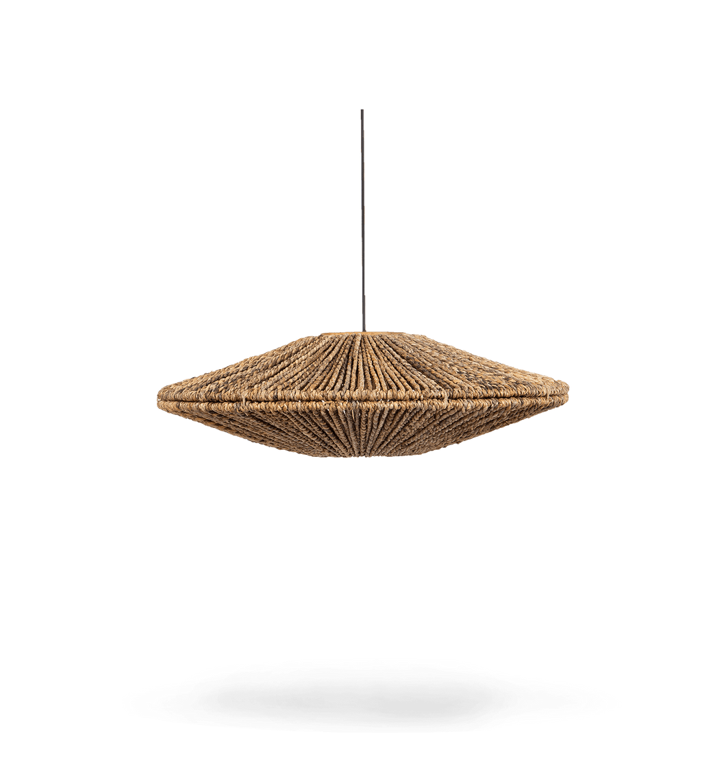 Cymbal Hang Lamp Abaca