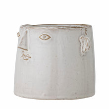 Load image into Gallery viewer, Theis Flowerpot, White, Stoneware
