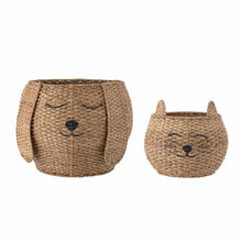 Load image into Gallery viewer, Milus Basket, Brown, Bankuan Grass S/2
