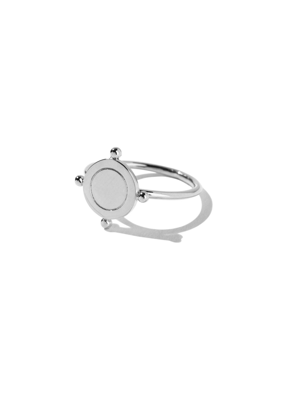 Blind Compass Ring Silver