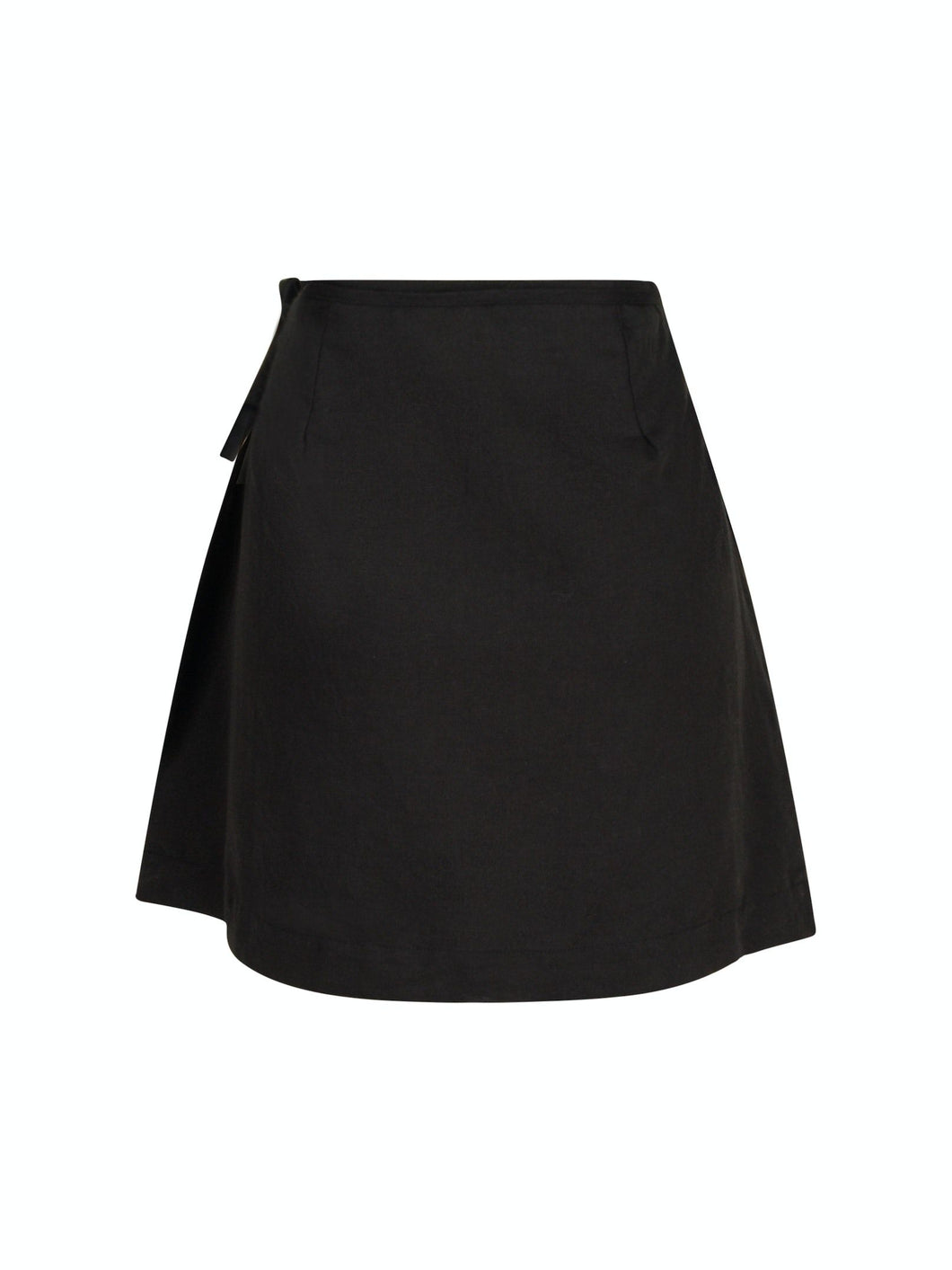 Kinsa Linnen Skirt Zwart