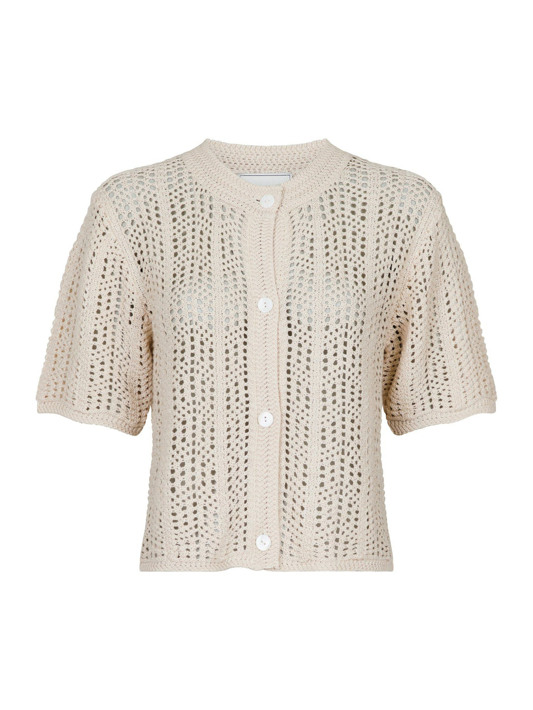 Ellen Crochet Knit Cardigan