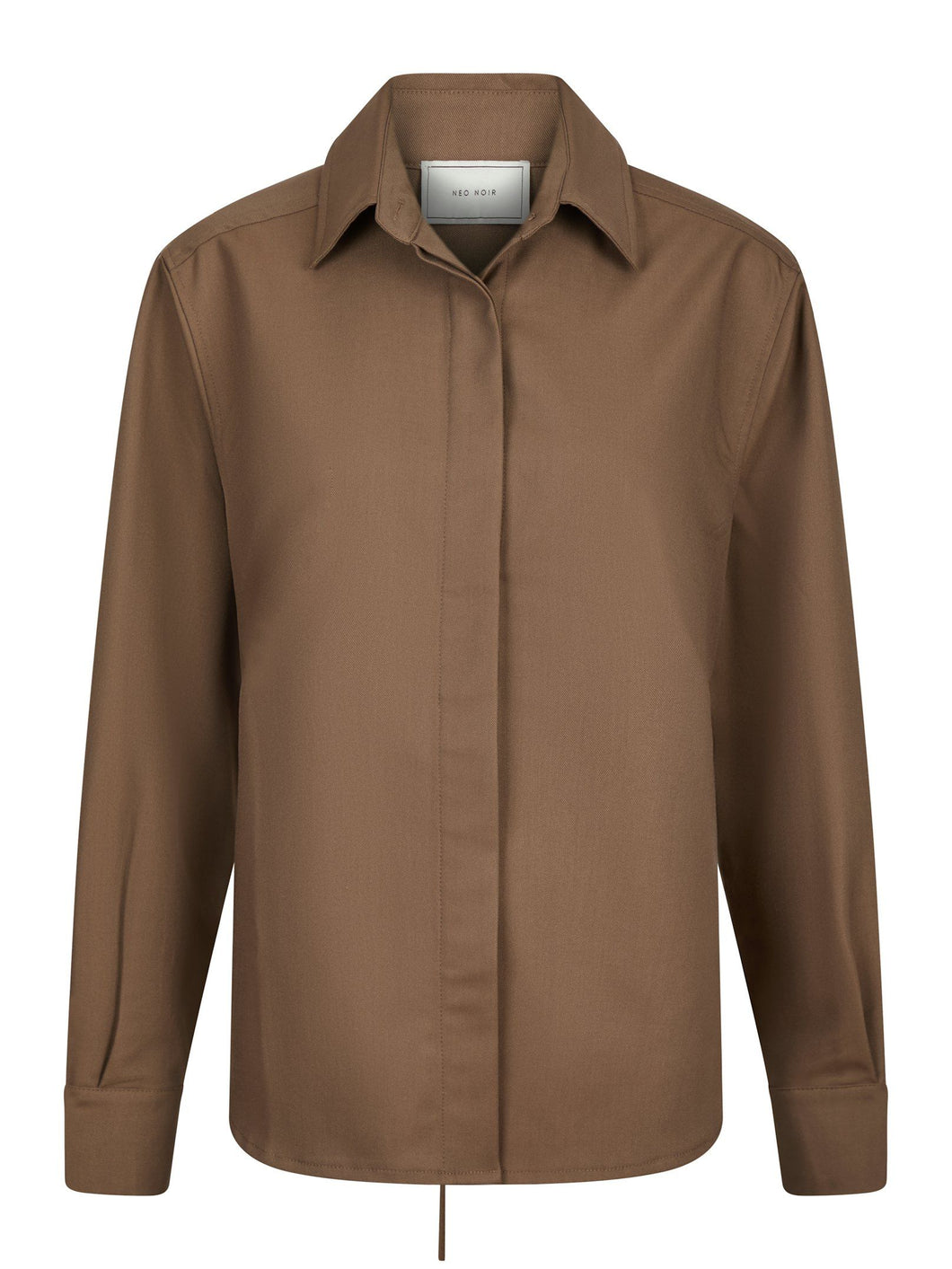 Waldis Solid Shirt Taupe