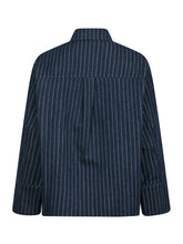 Afbeelding in Gallery-weergave laden, Starlie Stripe Shirt Donker Blauw
