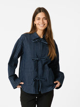 Afbeelding in Gallery-weergave laden, Starlie Stripe Shirt Donker Blauw
