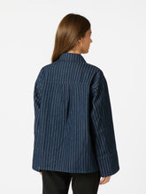 Afbeelding in Gallery-weergave laden, Starlie Stripe Shirt Donker Blauw
