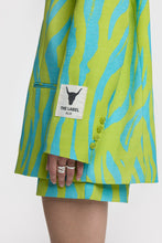 Load image into Gallery viewer, Boucle Zebra Oversized Blazer
