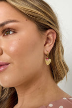 Afbeelding in Gallery-weergave laden, Oorbellen met Hart en Kralen
