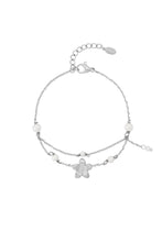 Afbeelding in Gallery-weergave laden, Dubbele Bloem Armband - Verschillende Kleuren
