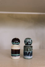 Afbeelding in Gallery-weergave laden, 70s Ceramics: Peper en Zout Stel Swirl
