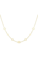 Load image into Gallery viewer, Classic necklace with clover charms

