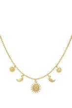 Load image into Gallery viewer, Day &amp; night necklace - gold
